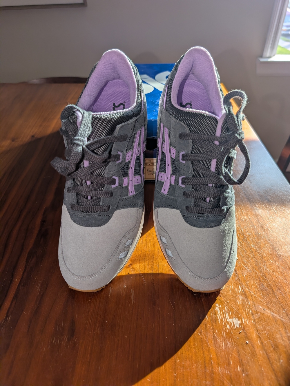 ASICS Gel-Lyte III Full Bloom Grey Lilac Men’s 9.5 H503K-1635 OG Box - Picture 4 of 8